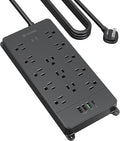 TROND Surge Protector Power Strip, 10ft Heavy Duty Extension Cord