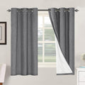 H.VERSAILTEX Primitive Linen Curtains 100% Blackout Curtain Drapes Burlap