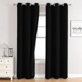ChrisDowa 100% Blackout Curtains 78 inch Long
