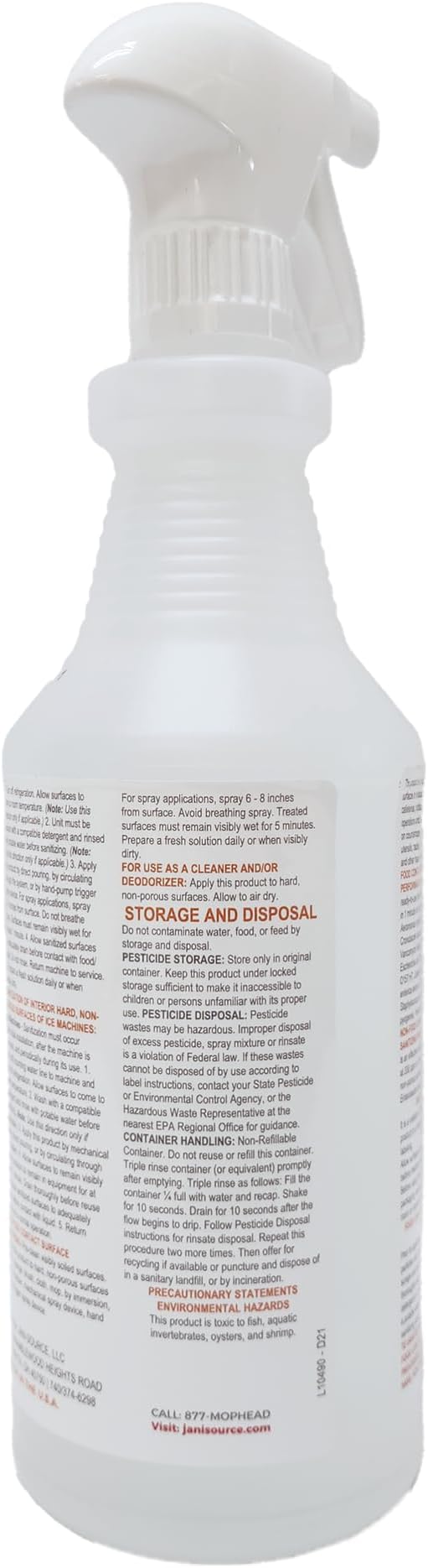 Bussit Clean Food Surface Sanitizer & Cleaner, Kills 99.9% of Kitchen Bacteria (6 Pack)
