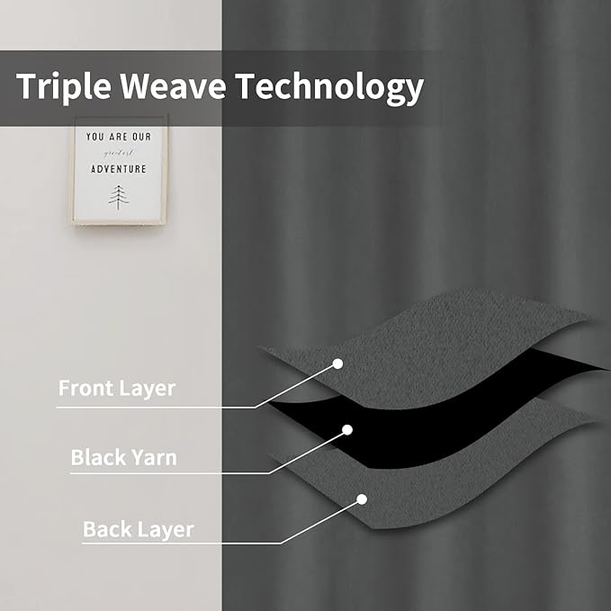 Easy-Going Blackout Door Curtains