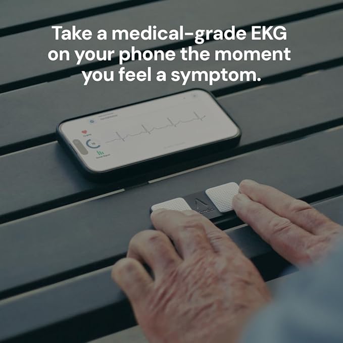KardiaMobile 1-Lead Personal EKG Monitor – Record EKGs at Home – Detects AFib