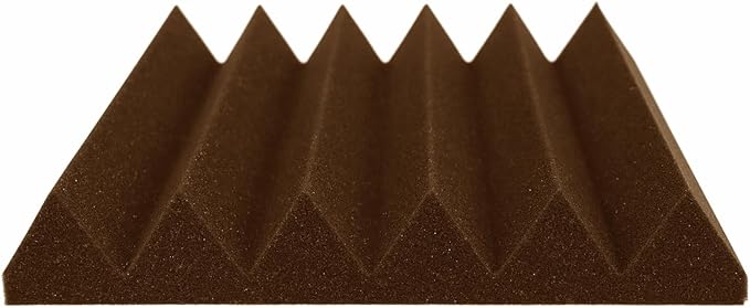 Foam Factory Inc 24 Pack Color Acoustic Foam Panel Studio Soundproofing Wedge