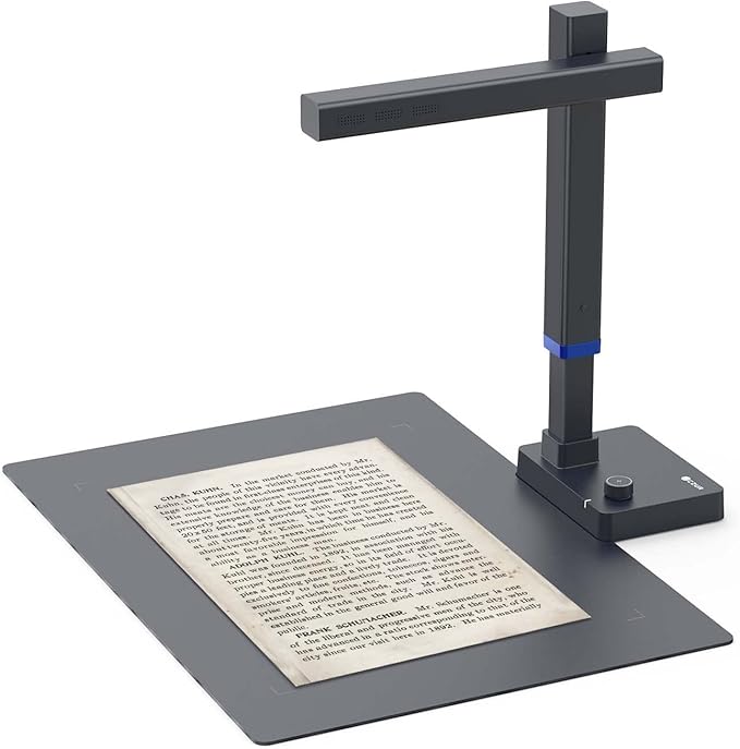 CZUR Shine Ultra Smart Portable Document Scanner, Thin Book Scanner