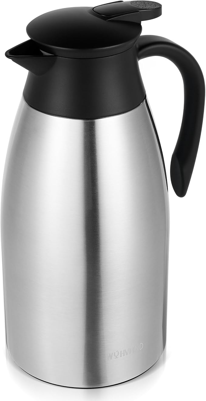 68 Oz Thermal Coffee Carafe, Stainless Steel Insulated Vacuum coffee crafts to