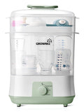 Grownsy Adjustable 4 in 1 Large Bottle Sterilizer and Dryer, 8 Bottles Capacity