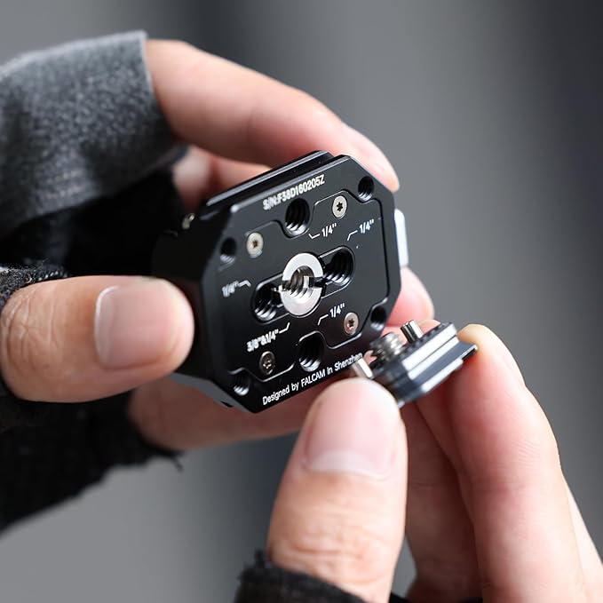 FALCAM F38 Quick Release Kit V2, Quick Release System, Base and Plate