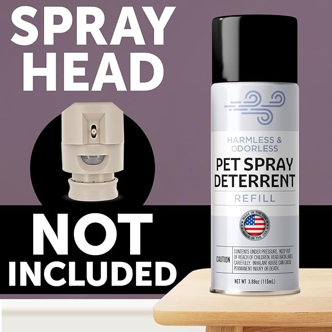 Berkland Refill for PetSafe SSSCat Motion Sensor Device – Gentle Pet Training (3-Pack)