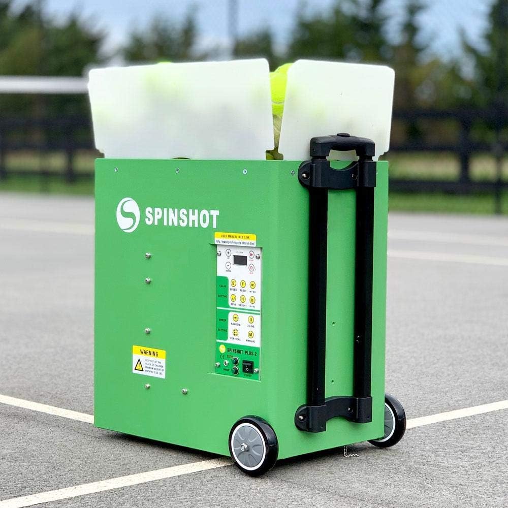 Spinshot Plus-2 Tennis Ball Machine (Plus2 Model =Plus Model + Player Model)
