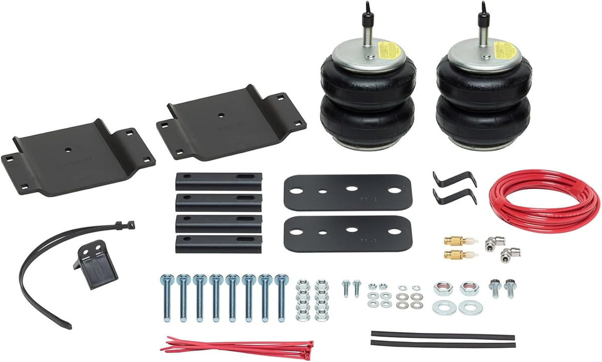 firestone airide ride-rite air suspension kit with mounting shown in use