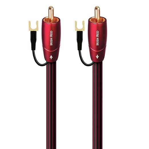 AudioQuest 16m Irish Red RCA Low-Frequency Subwoofer Audio Interconnect