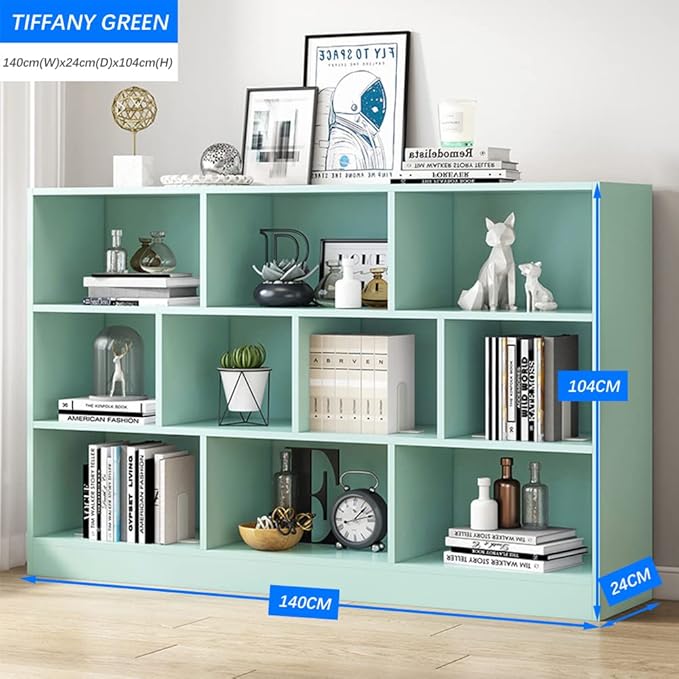 IOTXY Open Shelf Low Bookcase