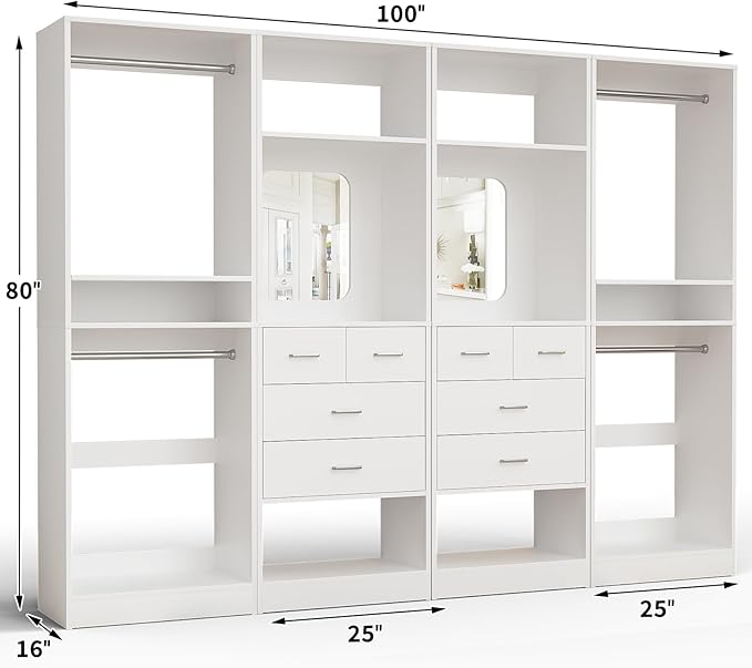 Unikito 100” Closet System