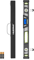 Huepar 48-Inch Digital Level, Professional Smart Precision Torpedo Level Tool