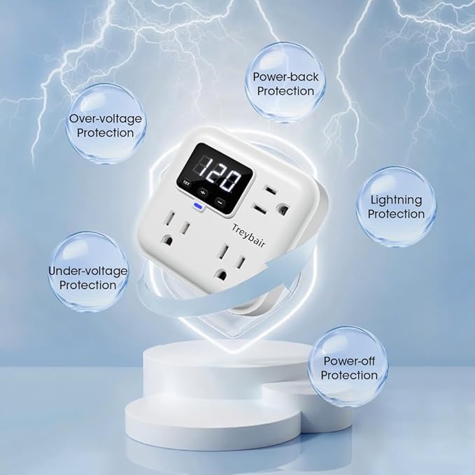 Surge Protector 3-Outlet Power Strip