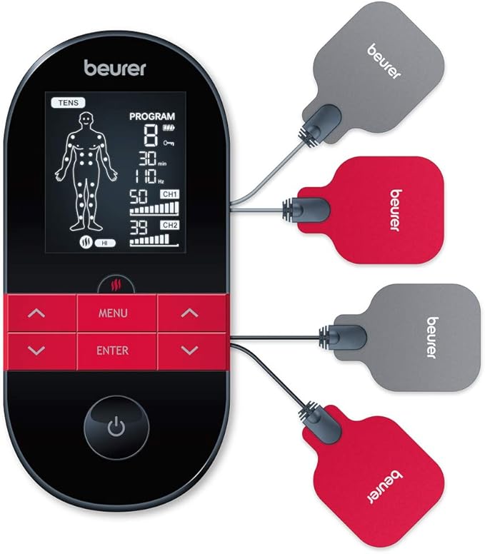 Beurer EM59 Digital 3-in-1 TENS Unit, EMS & Heat Therapy