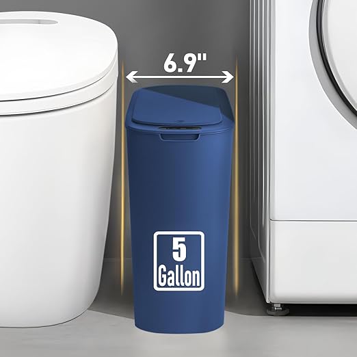 TIPGO 5 Gallon Motion Senor Bathroom Trash Can