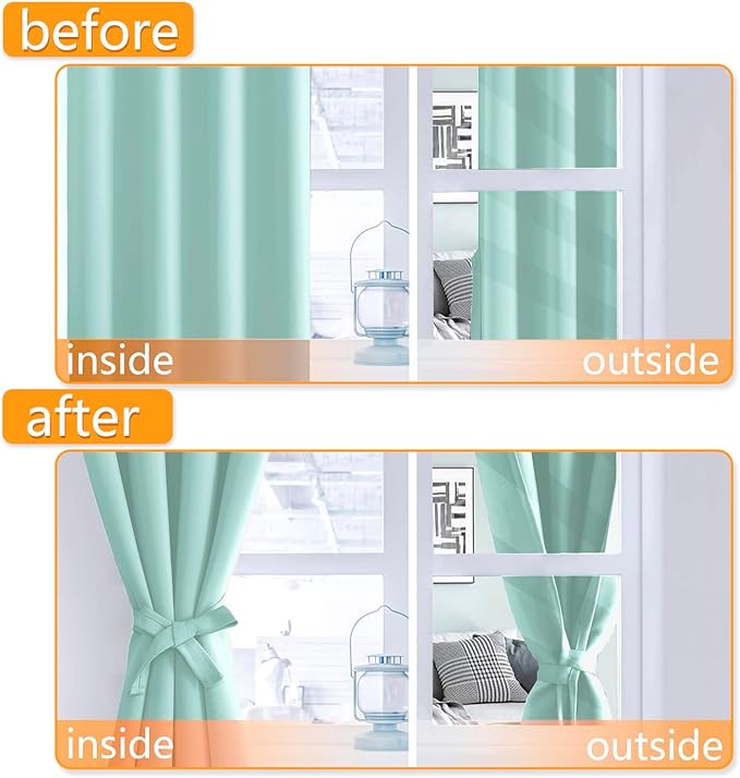 Hiasan Room Darkening Window Curtains