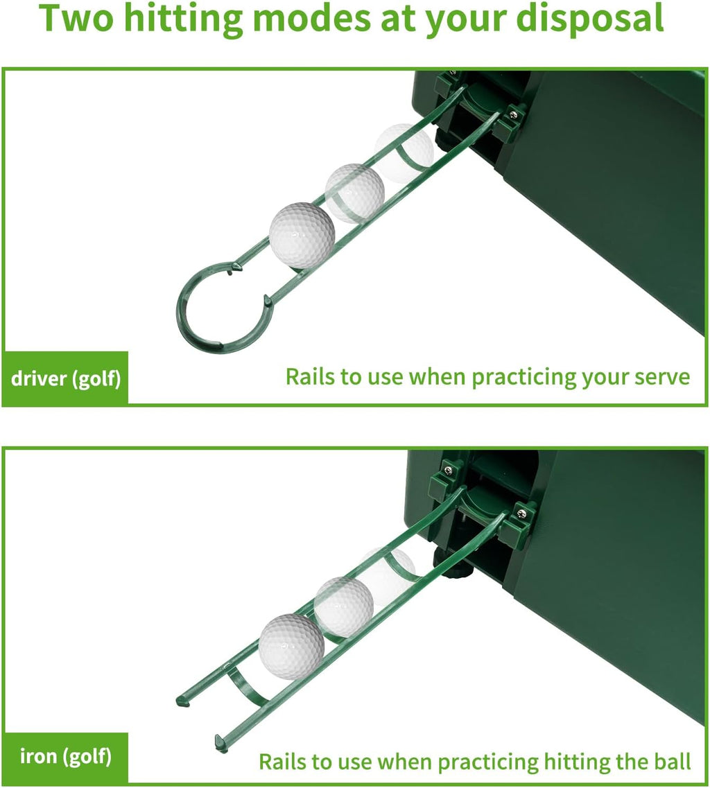 JJM Automatic Golf Ball Dispenser for Indoor Simulators and Golf Training