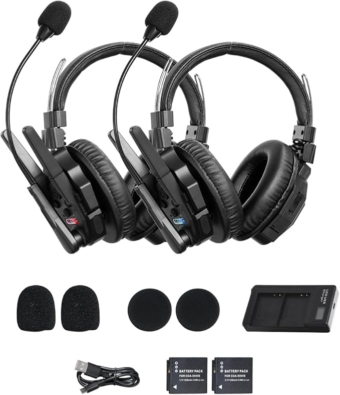 SYNCO XTALK XMax2 Wireless Intercom Headset System 2.4GHz 1640 feet 500 Meters