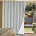 H.VERSAILTEX Linen Blackout Curtains Durable Thick Textured Linen Look 100%