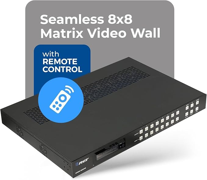 OREI 4K 8x8 Seamless HDMI Matrix Switch Video Wall Controller HDMI Processor