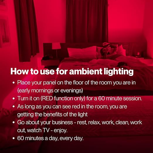 Fringe Red Light Panel, Has Both Red Light 660nm and Infrared Lights 850nm