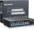 8 Port PoE Switch with 8 Ports 100Mbps PoE+@120W + 2 * Gigabit Uplink Port