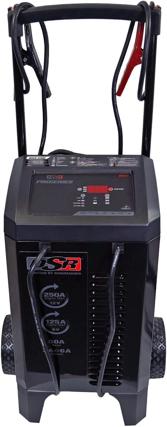 Schumacher Electric Wheeled 6A Car Battery Charger & Maintainer – DSR131