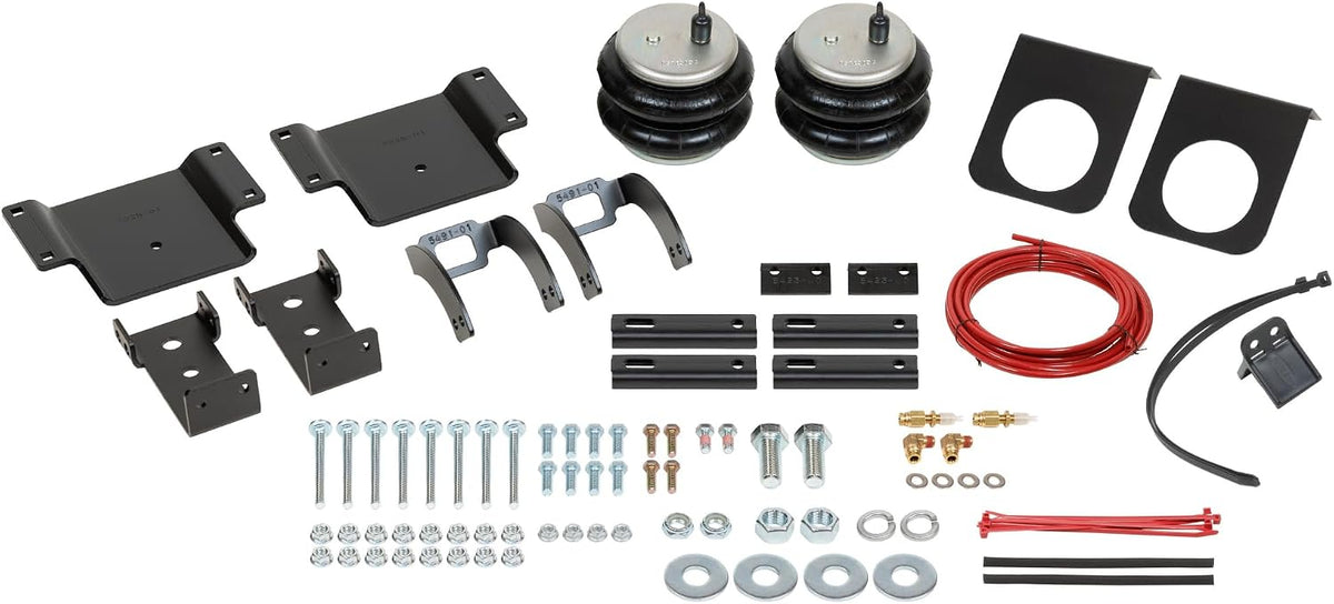 Firestone Airide 2407 Ride-Rite Rear Air Helper Springs Kit fits 2005-2023 Tacoma 2WD / 4WD & Tacoma Prerunner 2WD | Up to 5,000 lbs Load Leveling Capacity | 5-100 PSI | Easy Installation