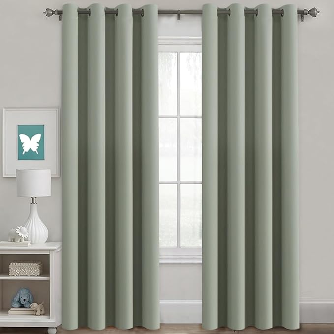 H.VERSAILTEX Blackout Curtains for Bedroom/Living Room, Length