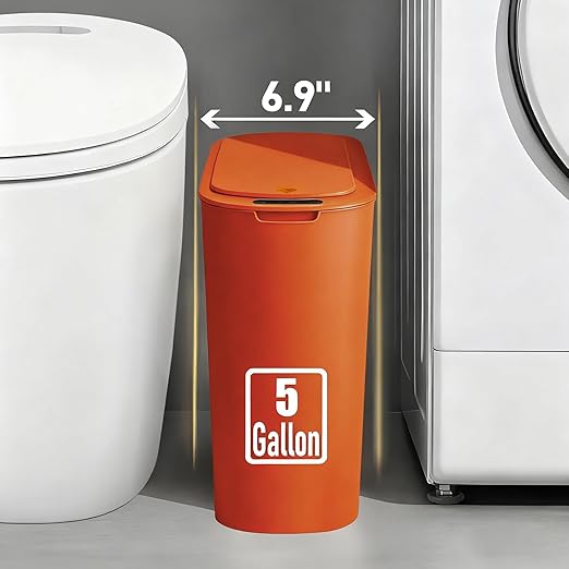 TIPGO 5 Gallon Motion Senor Bathroom Trash Can