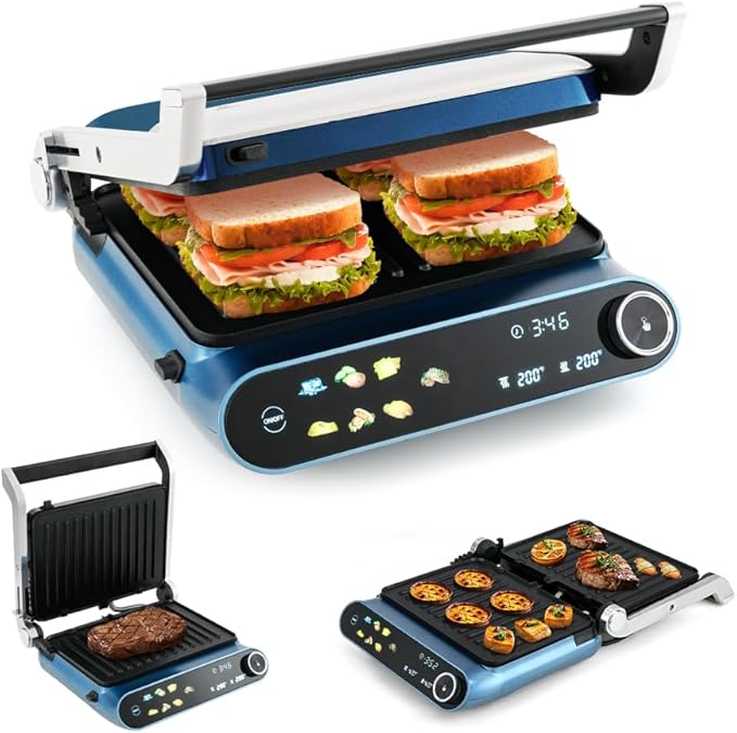 ARLIME Panini Grill Press Sandwich Maker, 1200W Electric Griddle