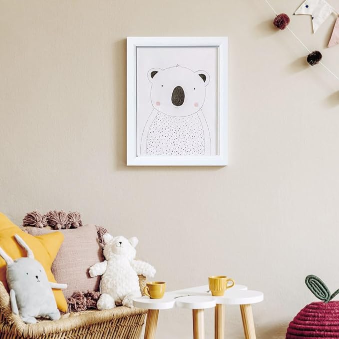TKYGU 13x17 Picture frame Set of 3, wooden frame white