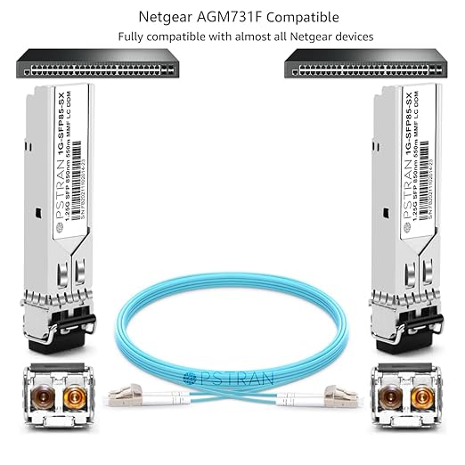 OPSTRAN 1000BASE-SX SFP Optical Transceiver Module Compatible (4pcs)