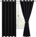 Hiasan Blackout Curtains for Bedroom, 60 x 63 Inches Length