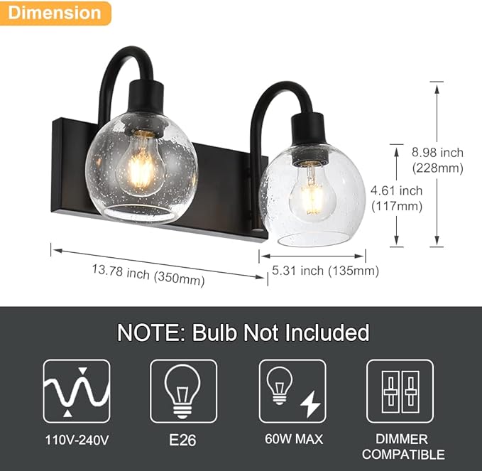 WINSHEN Bathroom Vanity Light