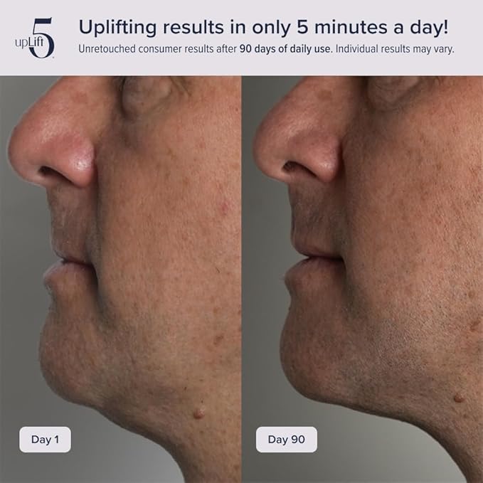 upLift 5 Pulsating Facial Lift | 5 Minute Age Reversal Device, Contours &