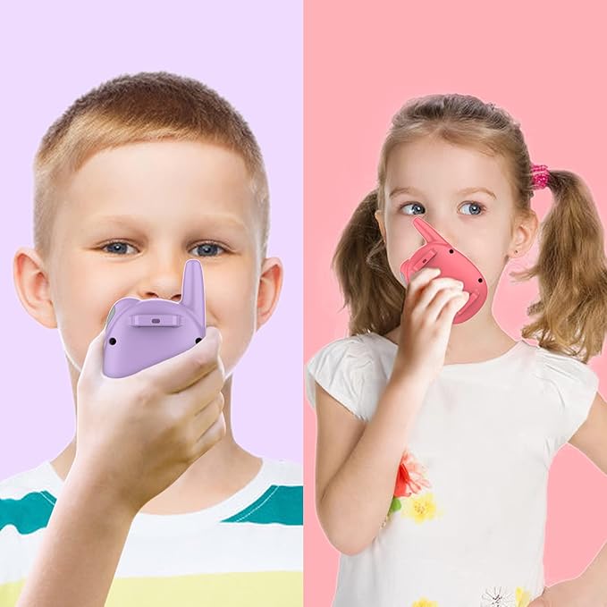 Walkie Talkies for Kids Rechargeable, Christmas Birthday Gifts for Girls Age 3-9