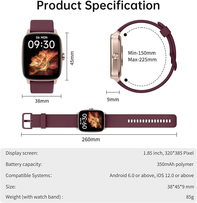 Smart Watches for Women Men