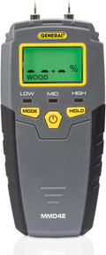 General Tools MMD4E Digital Moisture Meter, Water Leak Detector, Moisture Tester