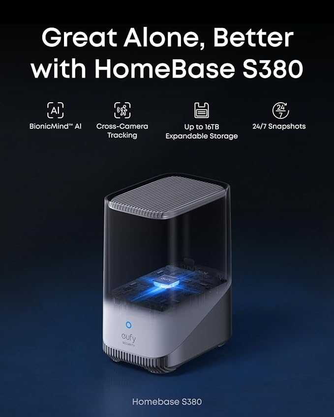 eufy Security eufyCam S4 2-Cam Kit, 4K Solar Camera Wireless Outdoor, Triple