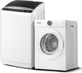 ROVSUN 1.8CuFt Portable Clothes Dryer and 25LBS Full-Automatic Washing Machine