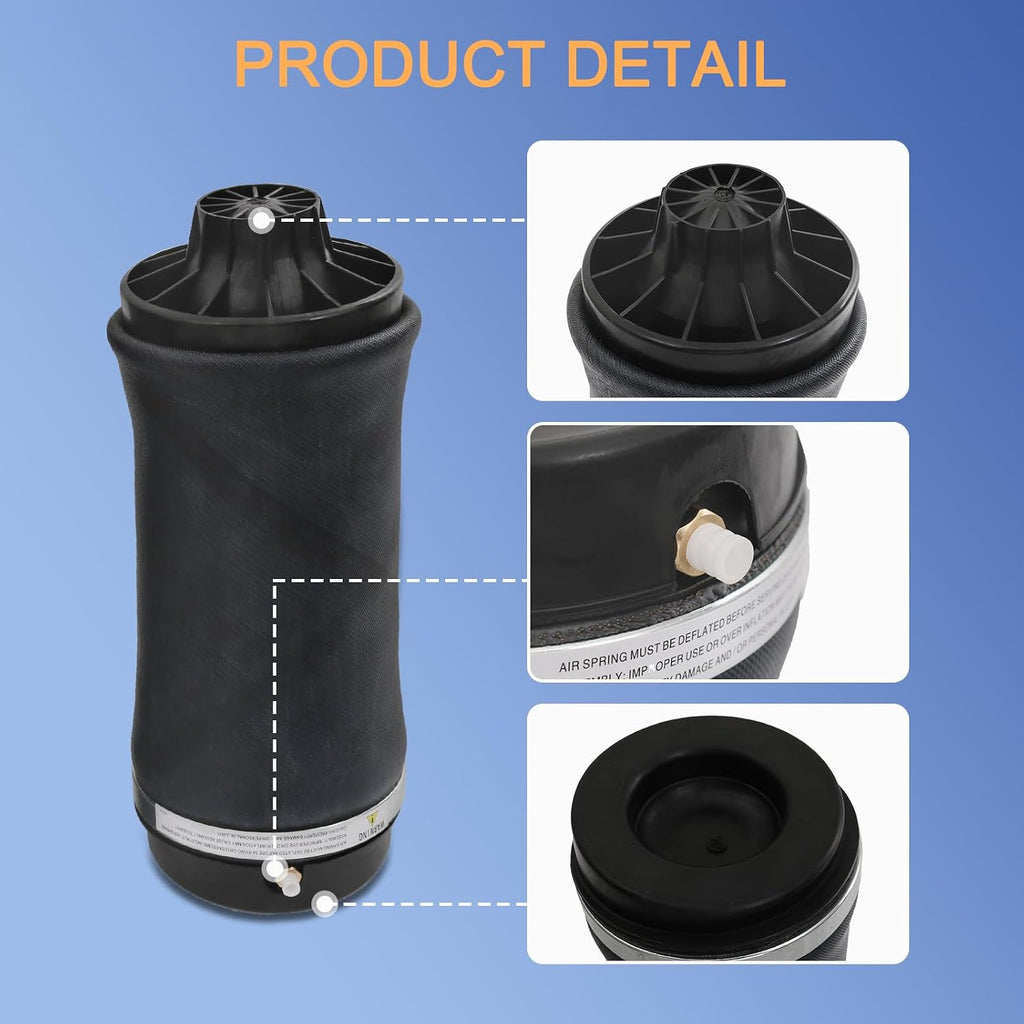 rear air suspension spring bag compatible with 2011-15, package contents