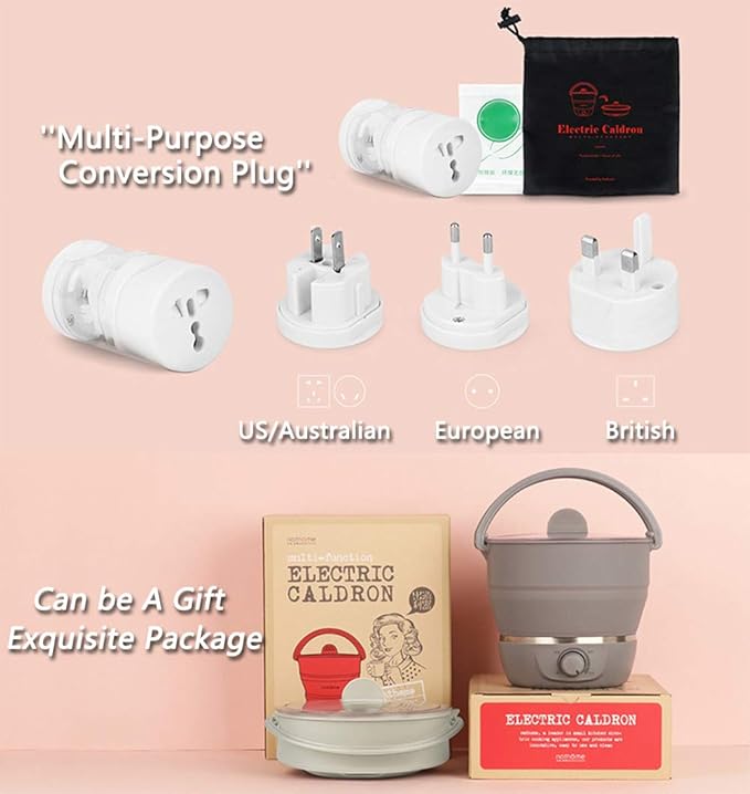 Drizzle Foldable Electric Cooker Travel Hot Pot