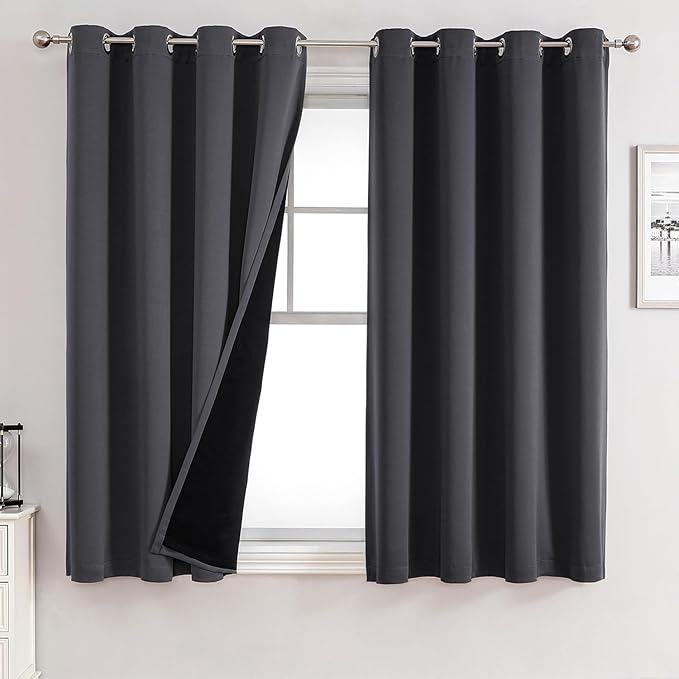 ChrisDowa 100% Blackout Curtains