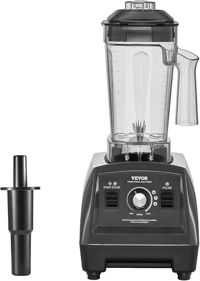 VEVOR Blender for Smoothies, 61 oz 1400W, Professional Blender