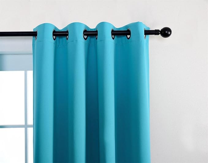 MIUCO Room Darkening Thermal Insulated Grommet Window Blackout Curtains Panels