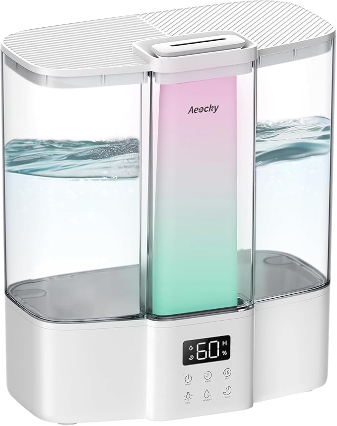 Geek-Level Aeocky Humidifier for Baby, Quiet Ultrasonic Humidifiers for Bedroom