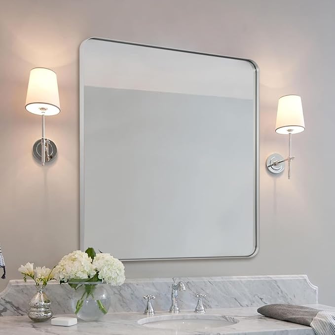 ANDY STAR Brushed Nickel Mirrors